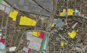 Planausschnitt Bestandsaufnahme Gewerbeflächen 